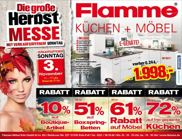 Flamme Möbel Köln
 Flamme Möbel Köln FlammeKoeln