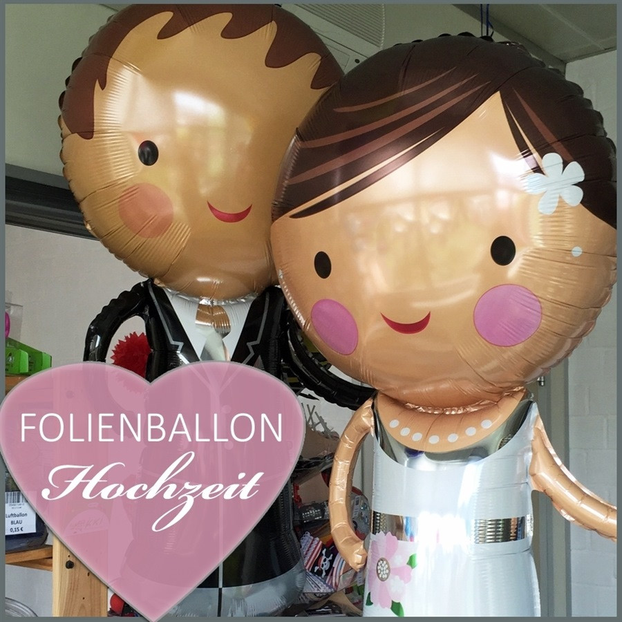 Folienballon Hochzeit
 Party Deko