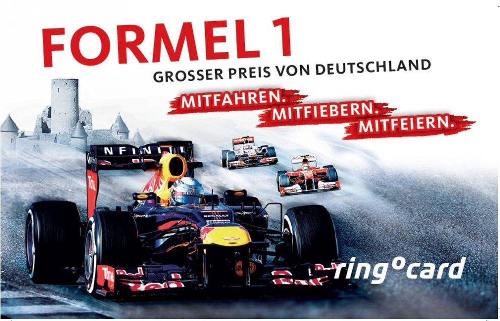 Formel 1 Geschenke
 Nürburgring ring°card Formel 1 2013 Für Sammler