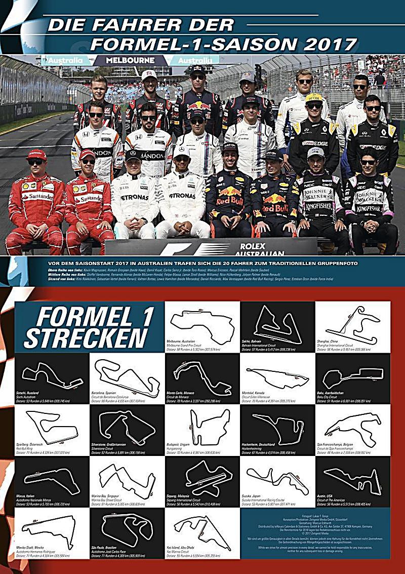 Formel 1 Geschenke
 Formel 1 2018 Kalender jetzt günstig bei Weltbild