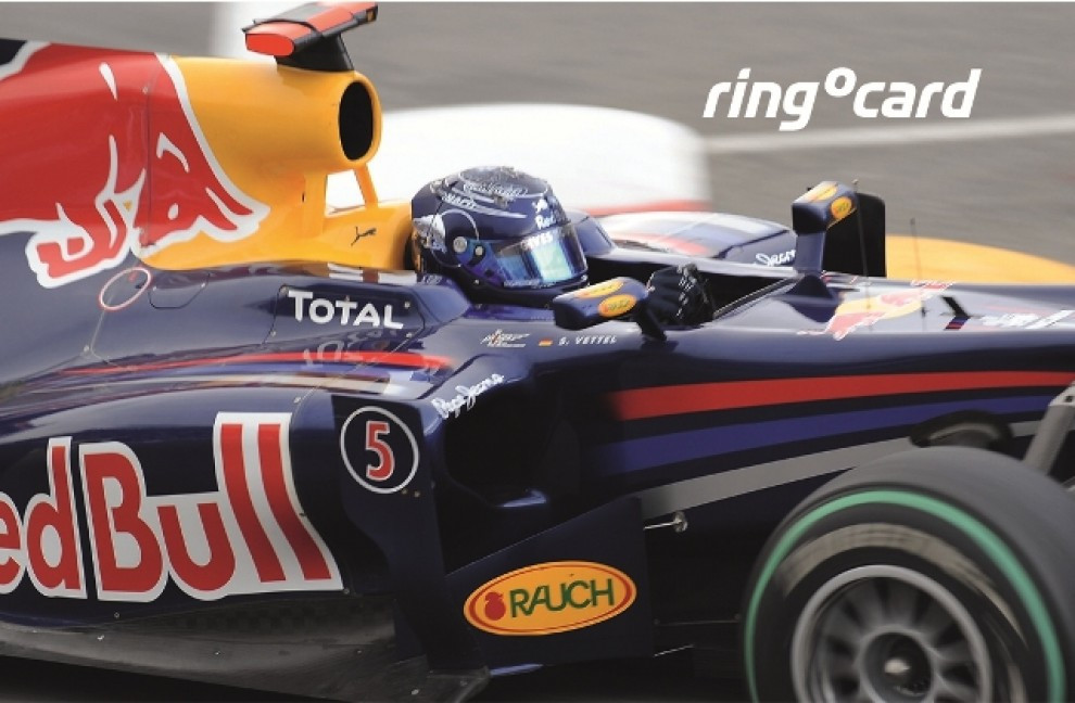 Formel 1 Geschenke
 Nürburgring ring°card Formel 1 RedBull 2011 Für