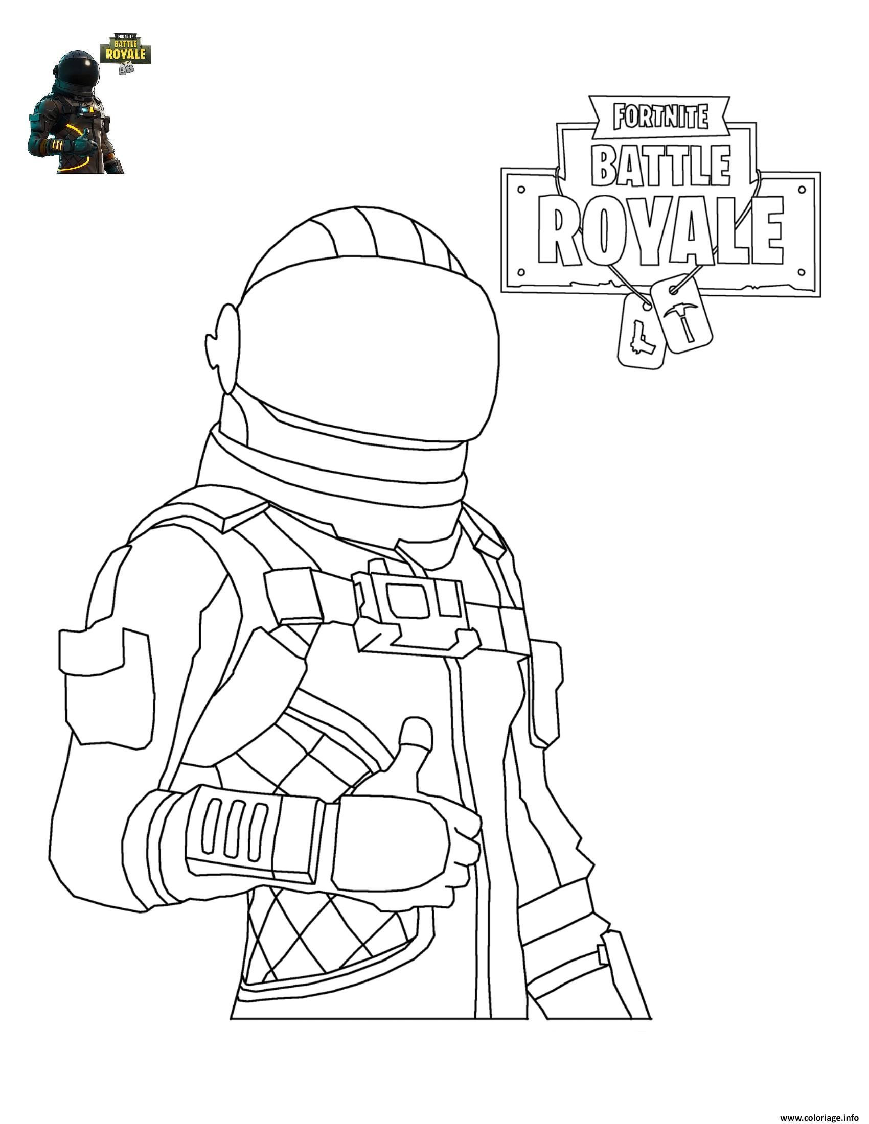 Fortnite Ausmalbilder Zum Ausdrucken
 Coloriage Fortnite Battle Royale personnage 4 – Malvorlagen