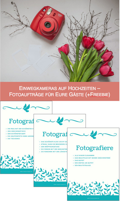 Fotoaufträge Hochzeit Gäste
 Einwegkameras auf Hochzeiten Fotoaufträge für Eure Gäste