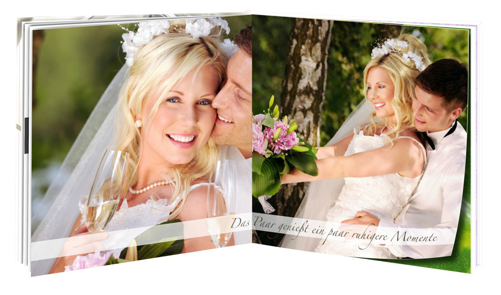Fotobuch Hochzeit Beispiele
 Fotobuch erstellen mit Ihren Fotos bei Saal Digital