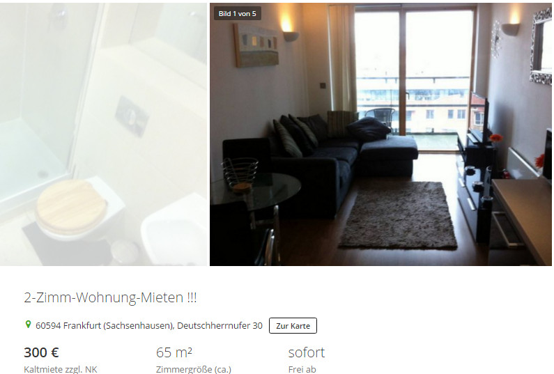 Frankfurt Wohnung Mieten
 wohnungsbetrug oster torsten web 2 Zimm