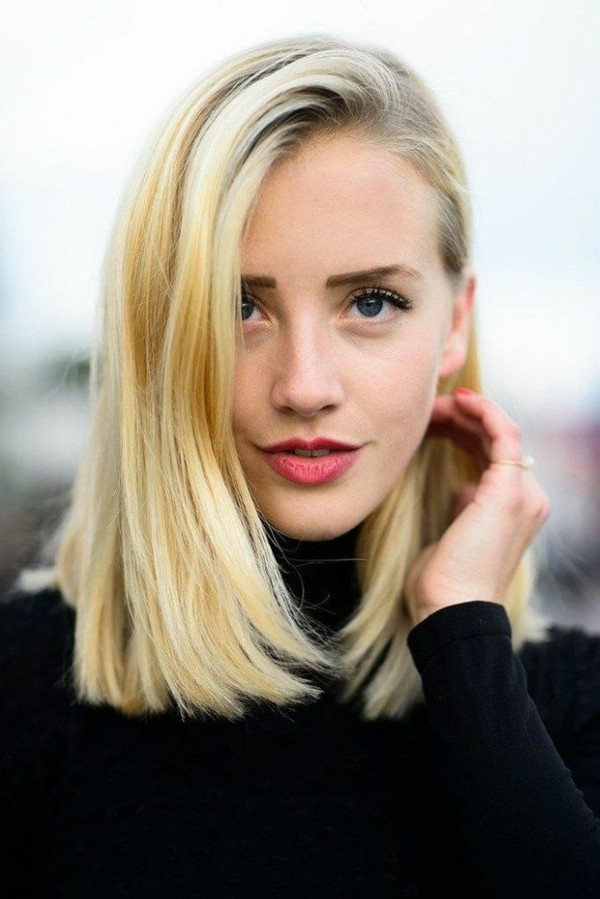 Frisuren Blond
 Damen Frisuren zu Ihrer Nasenform gut passen