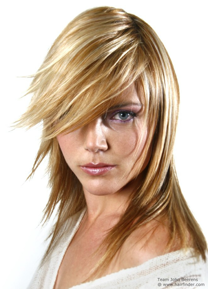 Frisuren Braun Blond
 Frisur Nuancen von blond gold und warmem Braun