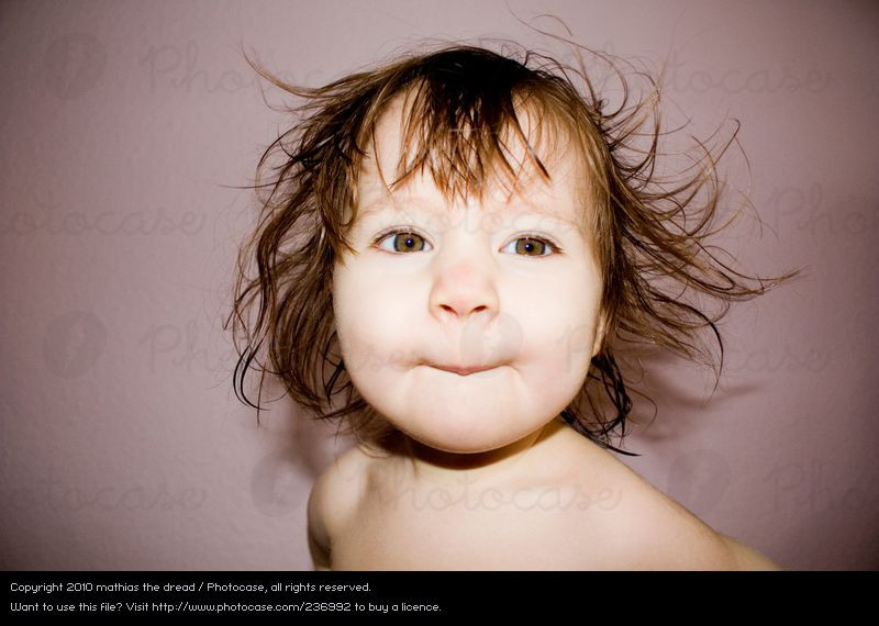 Frisuren Kopf
 WUSCHELKOPF Mensch schön ein lizenzfreies Stock Foto von