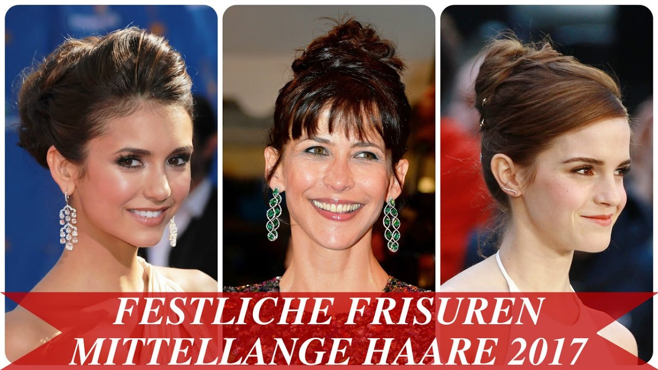 Frisuren Mittellange Haare
 Festliche frisuren mittellange haare 2017