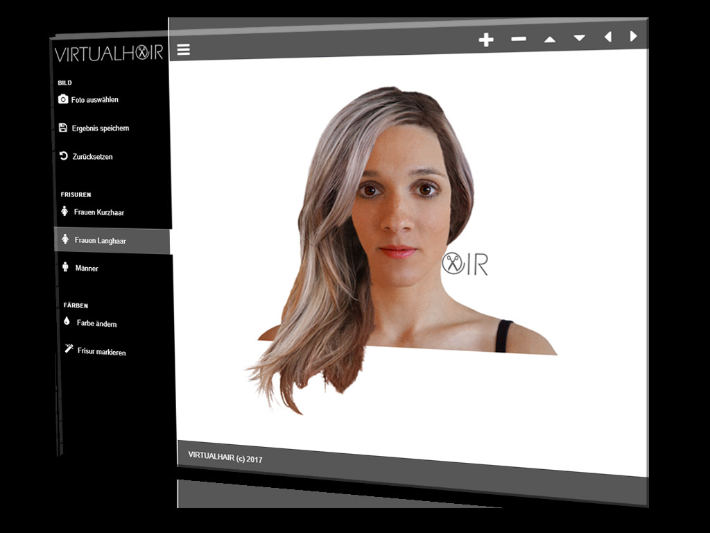 Frisuren Testen Online
 VIRTUALHAIR Frisuren line testen