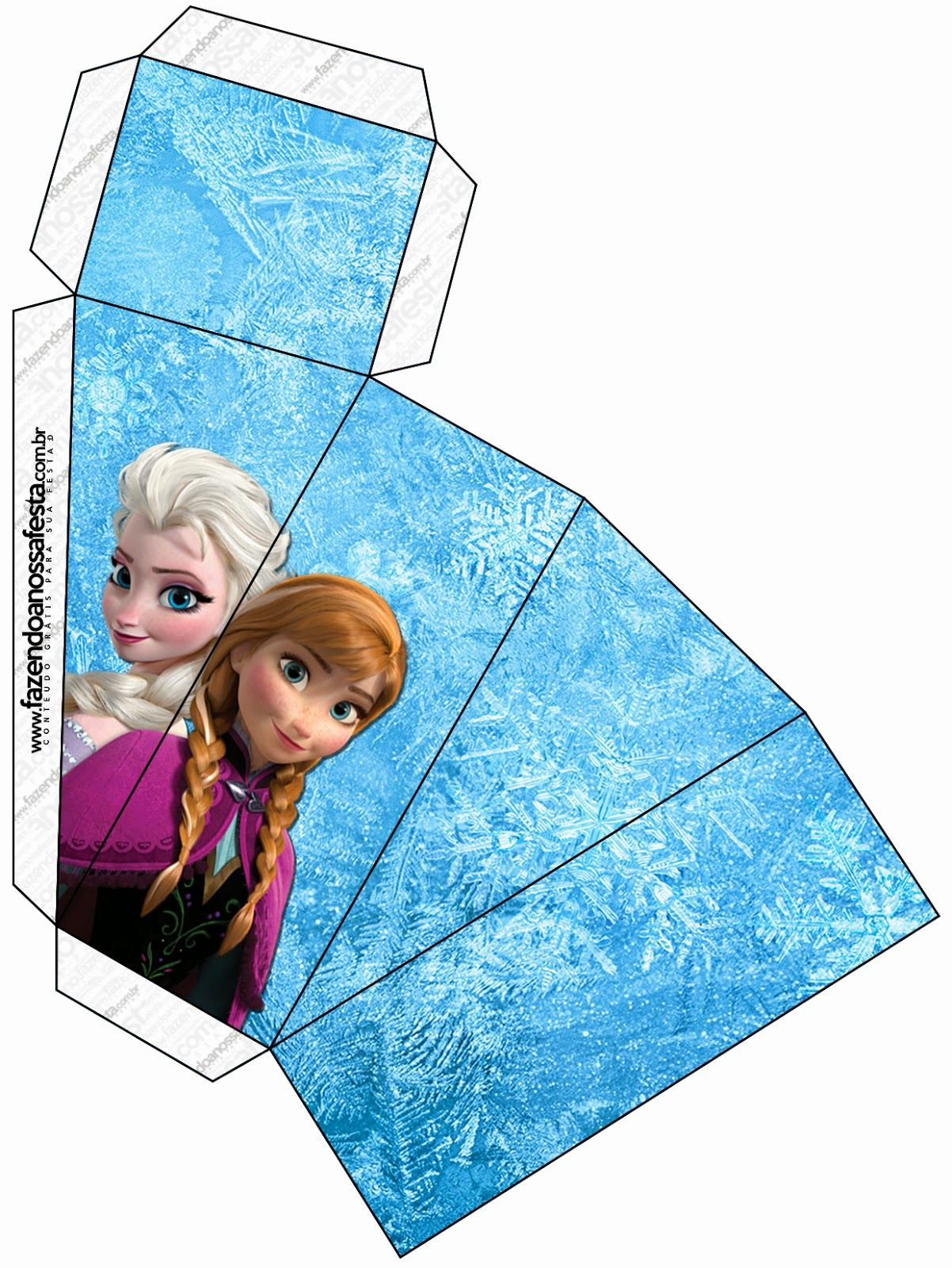 Frozen Geschenke
 Frozen Free Printable Party Boxes