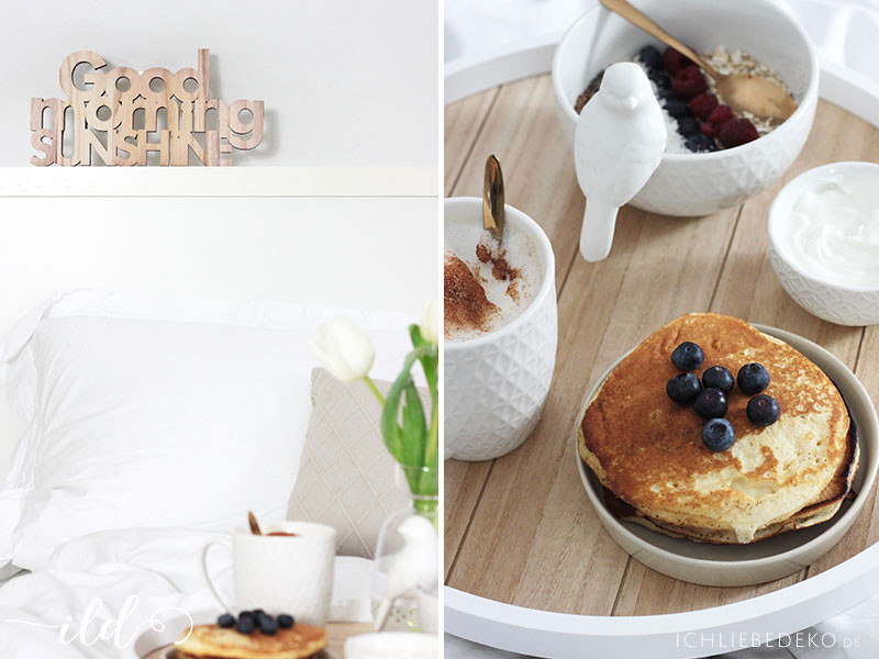 Frühstück Im Bett
 Gemütliches Frühstück im Bett & Homemade Pancakes • Ich