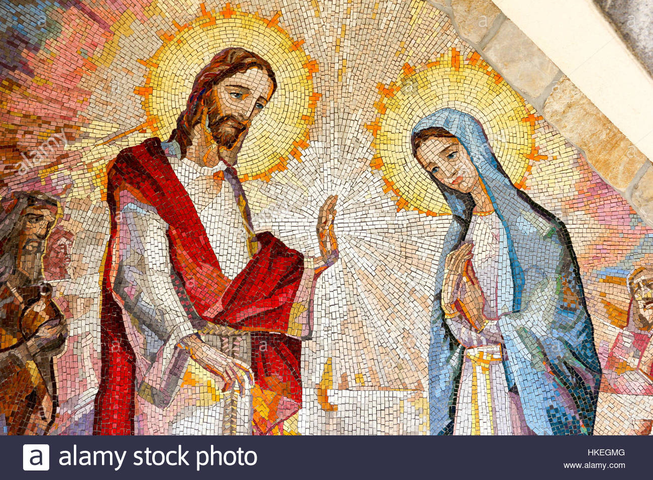 Fürbitte Hochzeit
 Mosaik von der Hochzeit von Kana in Galiläa wo Jesus