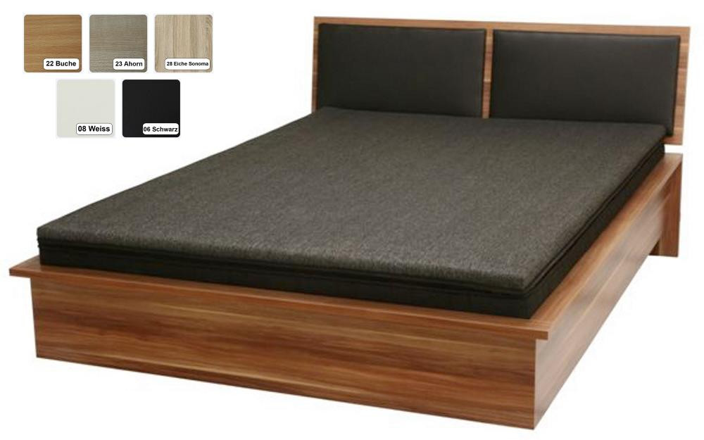 Futon Bett
 Futon Bett "Wien" Futonbett Holzbett Farbe Schwarz