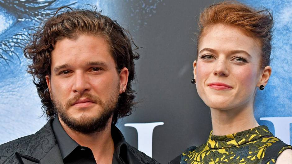 Game Of Thrones Hochzeit
 Kit Harington und Rose Leslie Game of Thrones Stars sind