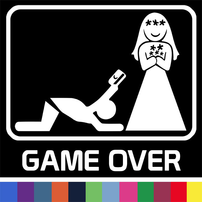 Game Over Hochzeit
 game over funny Google Suche We Heart It