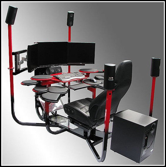 Gamer Tisch
 Gaming Sessel Mit Tisch Sessel Hause Dekoration Bilder