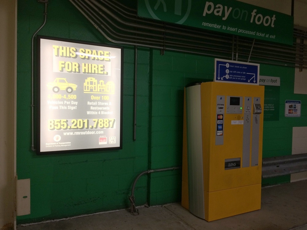 Garage 11
 PARKING GARAGE AD SPACES