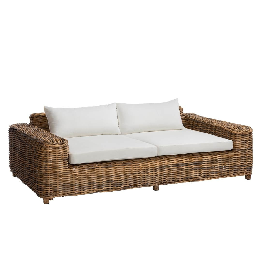 Garten Couch
 OUTLIV Versailles Luxury 2 Sitzer Sofa Geflecht Garten