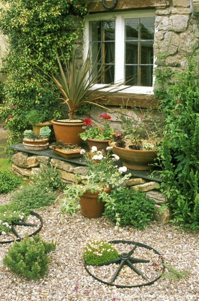 Garten Deko
 Gartendeko basteln führen Sie einen ländlichen Hauch in