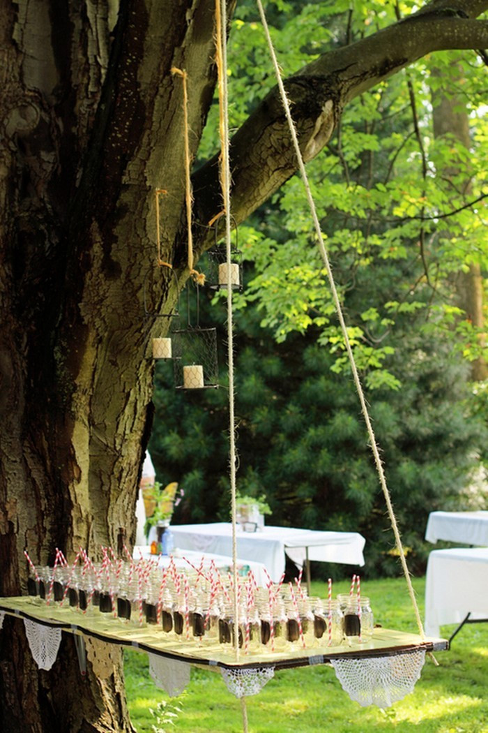 Garten Dekoration
 Heiraten im Garten 100 Hochzeit Deko Ideen