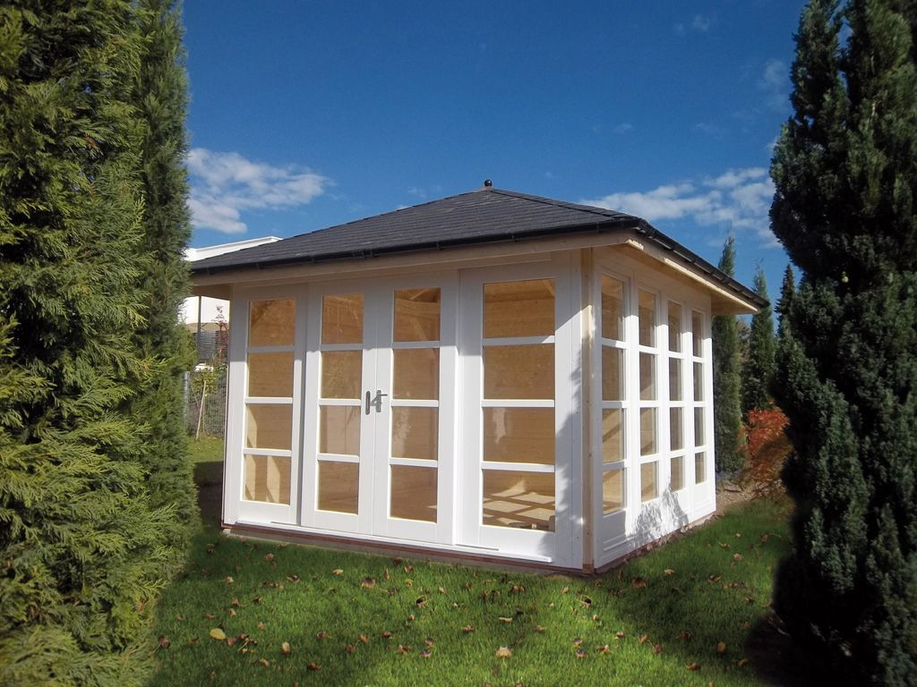 Garten Haus
 Gartenhaus Holz mit Walmdach 3 4 x 3 4 m Robert Geiger