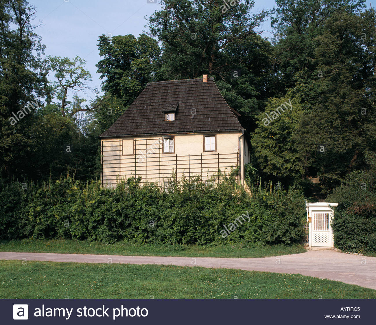 Garten Haus
 Goethes Gartenhaus Stock s & Goethes Gartenhaus Stock