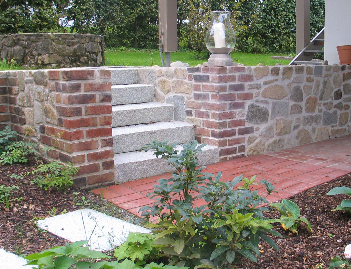 Garten Mauer
 Mauer Trockenmauer Stein Gartengestaltung Gartenbau