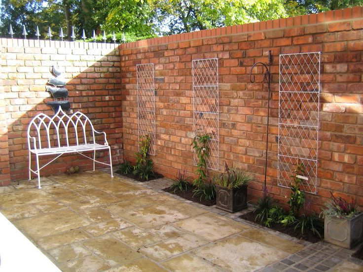 Garten Mauer
 Gartenmauer aus Ziegelsteinen selber bauen Anleitung