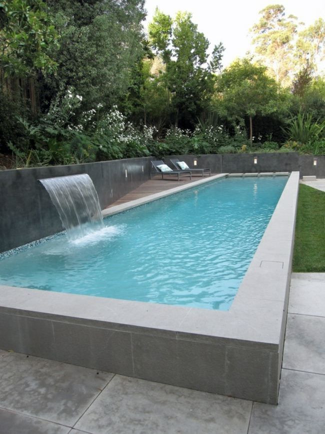 Garten Pool
 Pool Garten freistehend spezifische Form Wasserspiele