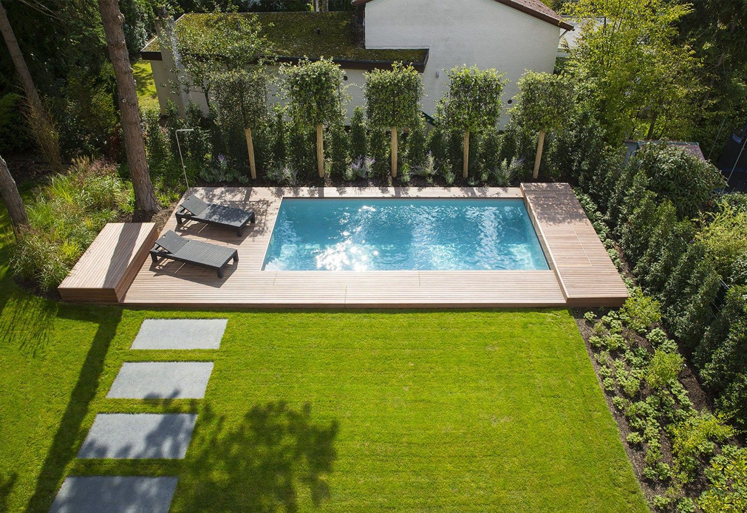 Garten Pool
 Pool in kleinem Garten Garten