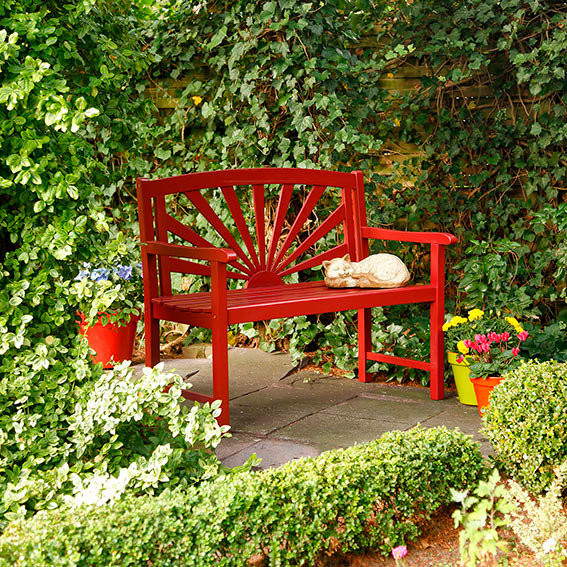 Garten Pötschke
 Garten Sitzbank Sonnenschein rot online kaufen bei