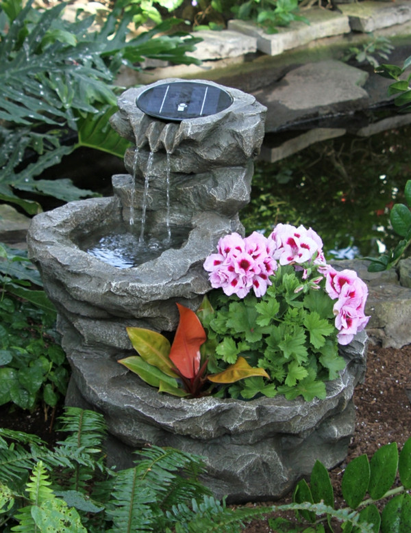 Garten Springbrunnen
 Solar Springbrunnen für den Garten