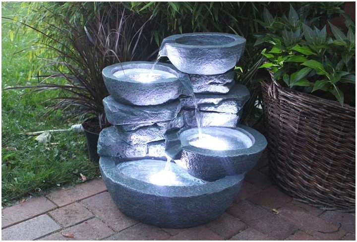 Gartenbrunnen Mit Beleuchtung
 Amazon Gartenbrunnen Mit Beleuchtung