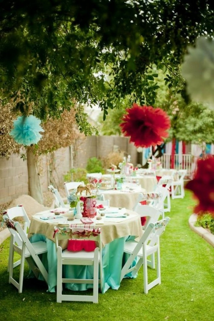 Gartendeko Hochzeit
 Hochzeitsfeier im Freien Wenn Hochzeit im Garten