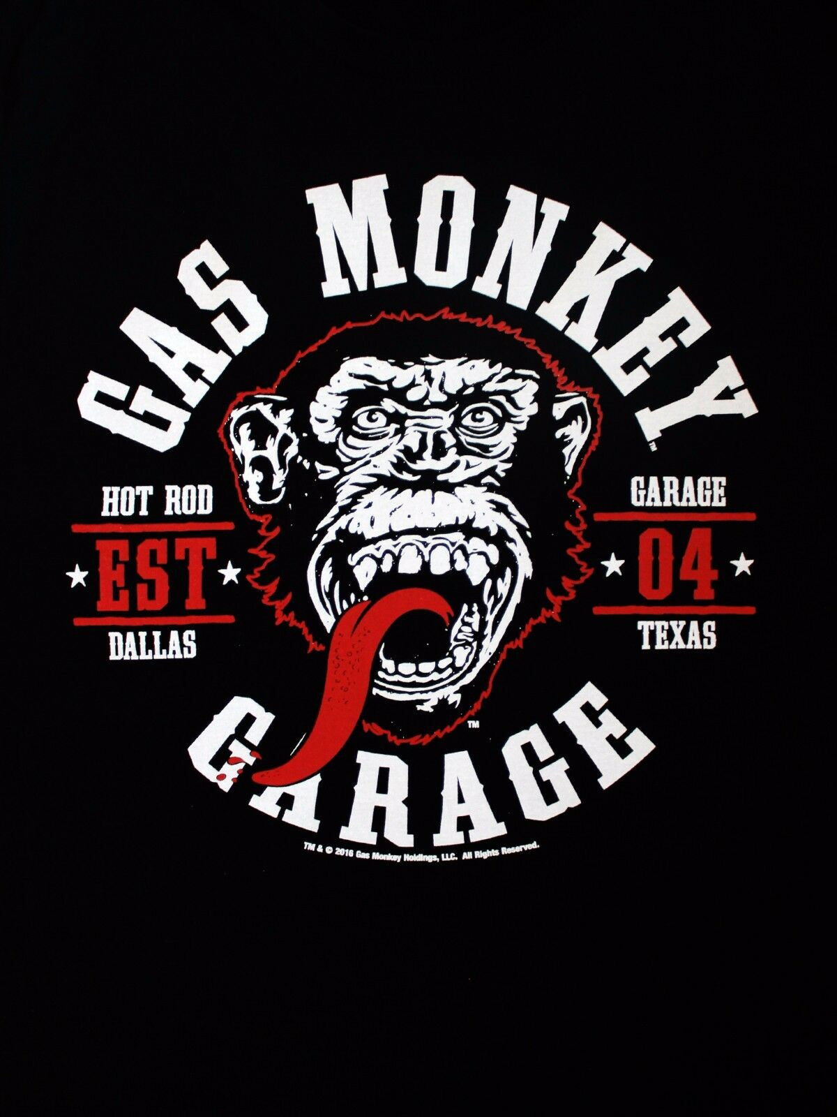 Gas Monkey Garage
 Gas Monkey Garage Seal Fast N Loud Blood Sweat Beer Black