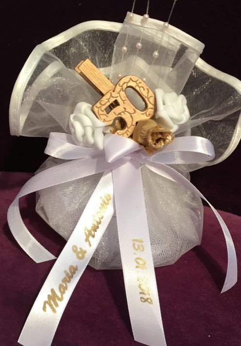 Gastgeschenke Goldene Hochzeit
 Artikel SG02 Personalisierte Gastgeschenk zur goldenen