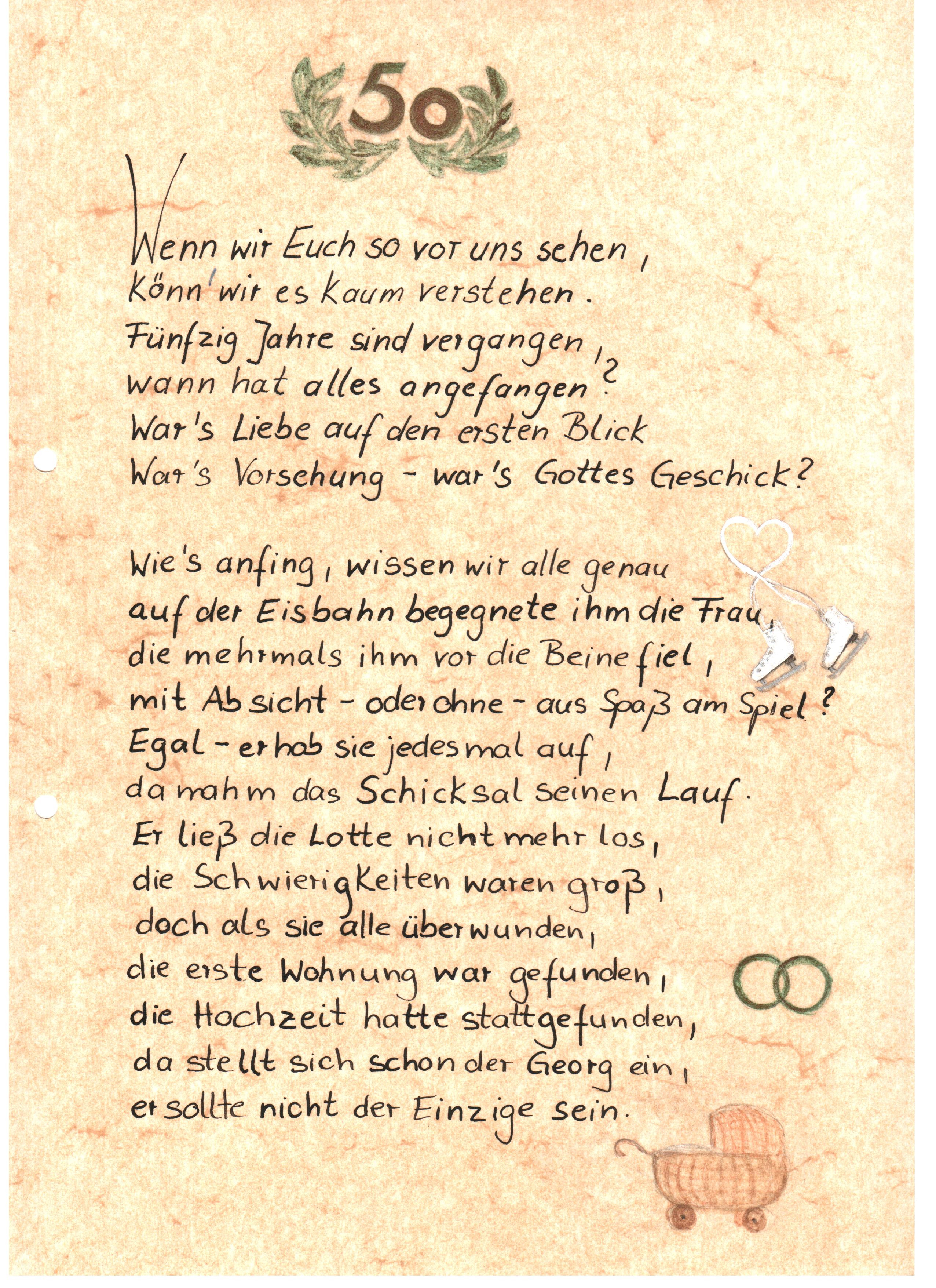 Gedicht Goldene Hochzeit Lustig
 Hochzeit Blog gold hochzeit gedicht