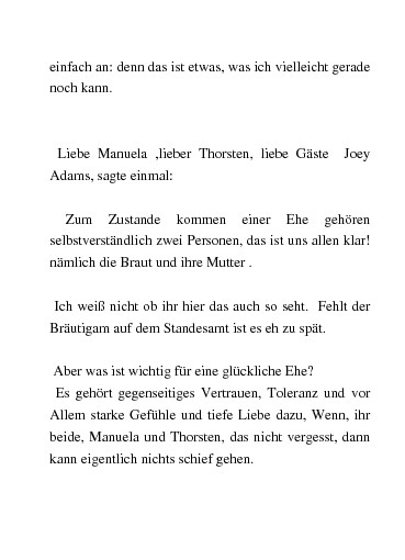 Gedicht Von Mutter An Tochter Zur Hochzeit
 Standesbeamter Rede Hochzeit