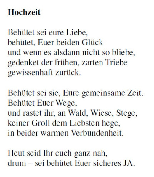 Gedicht Zur Hochzeit Lustig
 Erste Glückwünsche Hochzeit Gedicht Begriff