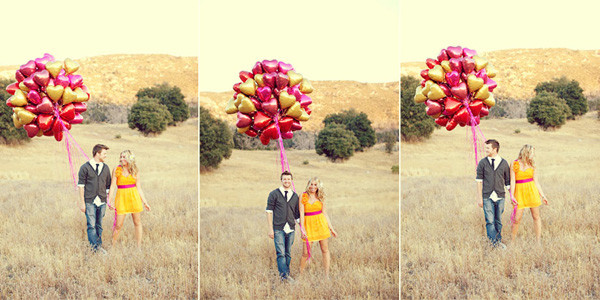 Gefüllte Luftballons Hochzeit
 Hochzeitsideen mit Luftballons
