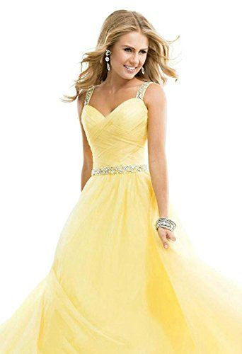 Gelbes Kleid Für Hochzeit
 Damen großer Toilette Abendkleid Cocktailkleid Partykleid