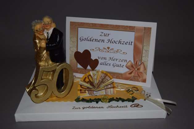 Geldgeschenk Zur Goldenen Hochzeit
 Geldgeschenke GELDGESCHENK ZUR GOLDENEN HOCHZEIT 50