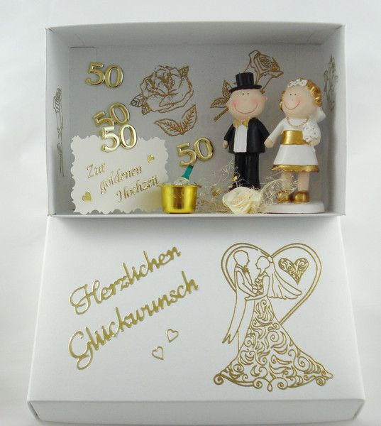 Geldgeschenke Zur Goldenen Hochzeit Originell Verpacken
 Gutschein zur goldenen Hochzeit Geldgeschenk von A Z