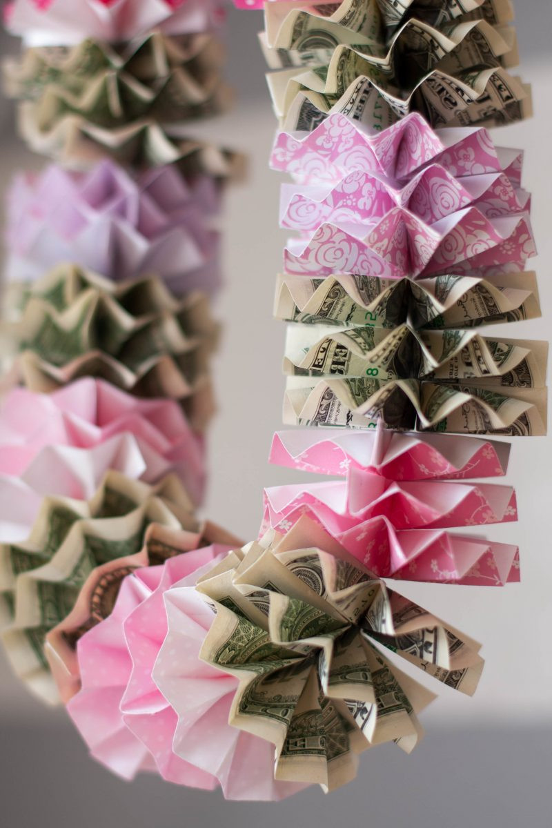 Geldscheine Falten Hochzeit Taube
 Blume Geldscheine falten Anleitung zum Selbermachen