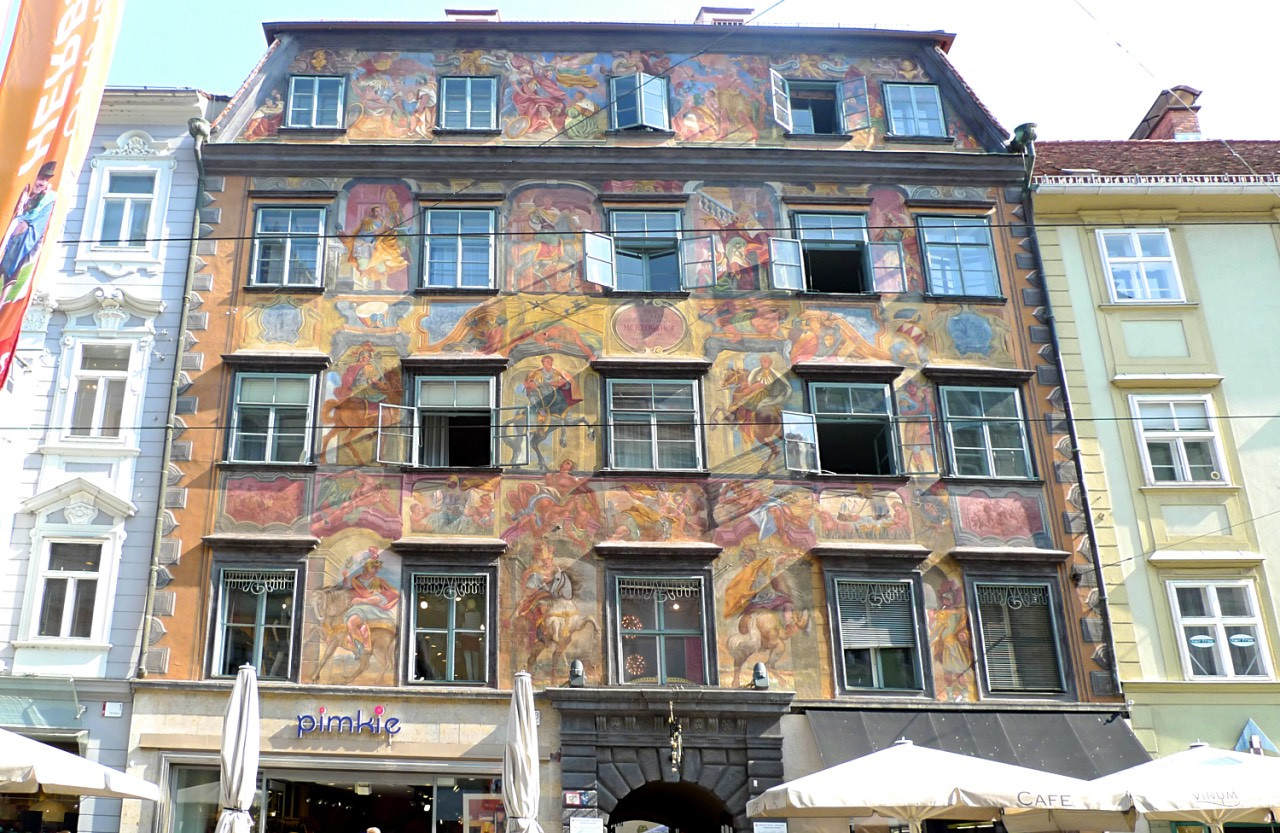 Gemaltes Haus
 Casa Dipinta di Graz la Gemaltes Haus Articoli Il