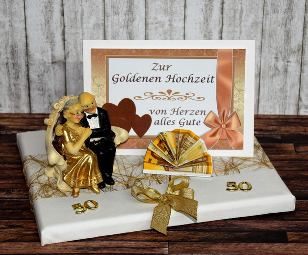 Geschenk Goldene Hochzeit Basteln
 goldene hochzeit karte basteln Design 35 Modern Geschenke