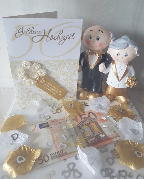 Geschenk Goldene Hochzeit
 Gabis Ballonerie Geschenk Box "Goldene Hochzeit"