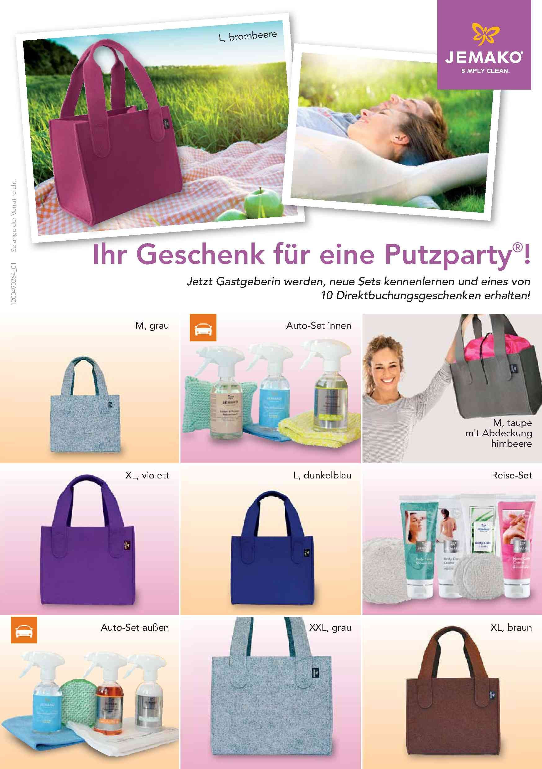 Geschenke 2015
 JEMNAKO Putzparty Geschenke Frühling 2015