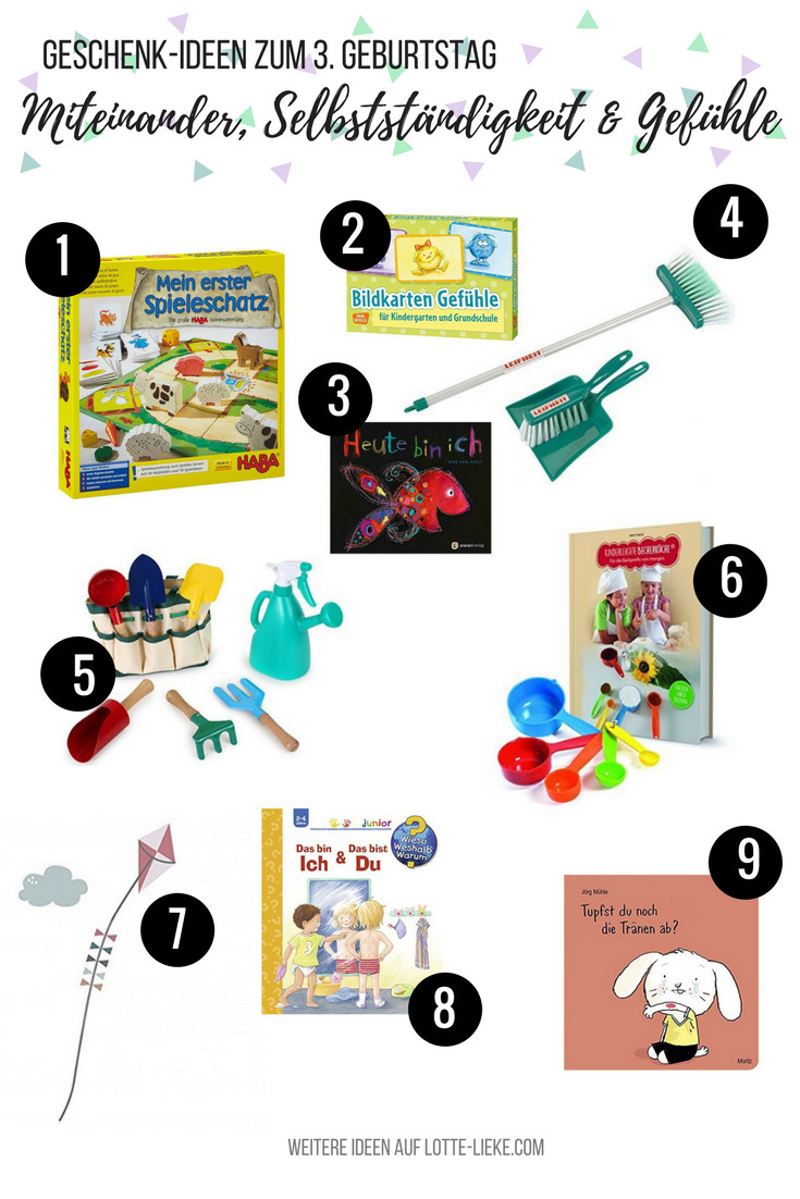 Geschenke 3. Geburtstag
 Geschenk Ideen für 3 Jährige zum Geburtstag oder